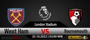 Prediksi West Ham vs Bournemouth, 25 Oktober 2022